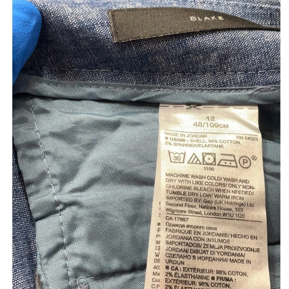 Banana Republic Blue Wide Leg Pants - Picture 6 of 6